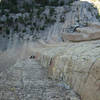 DJ DP on the crux of Deli Express, Devil's Tower