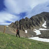 The Southwest Ridge follows the left skyline.