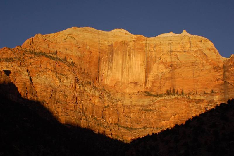 Zion sunrise november 2006
