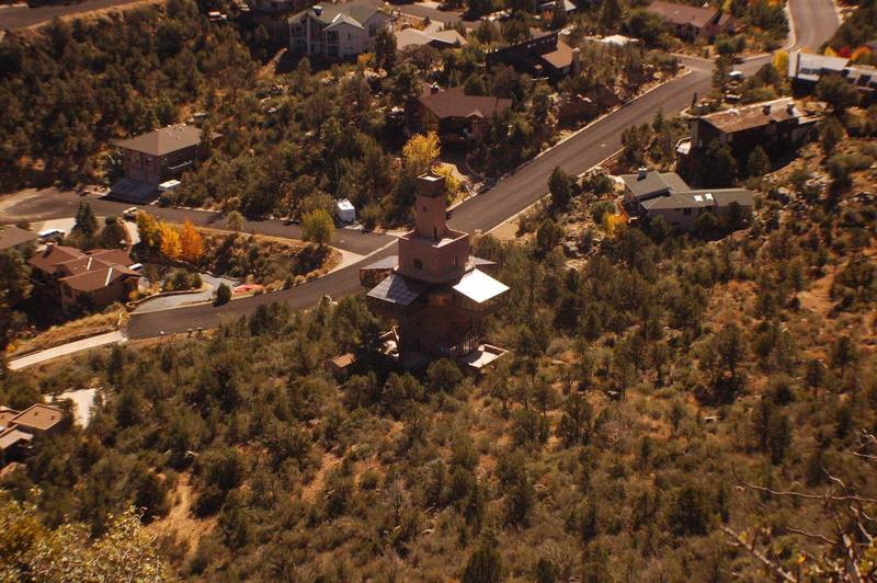 The strangest house I've ever seen, you'll get to see it too when you visit the Butte.