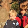 Miles (left) and Cody (right) at the beautiful Cochiti Mesa, 18-Nov-2006.