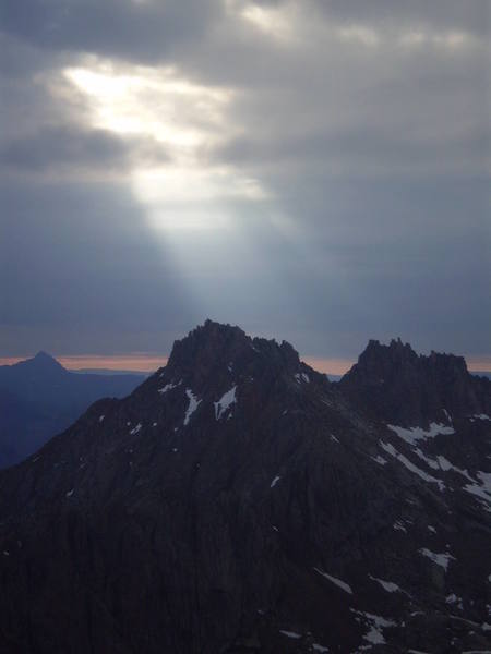 Sunlight Peak and Sunlight Spire from Eolus