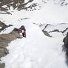 Nate nearing the summit of Torrey's via Kelso Ridge: May 2007