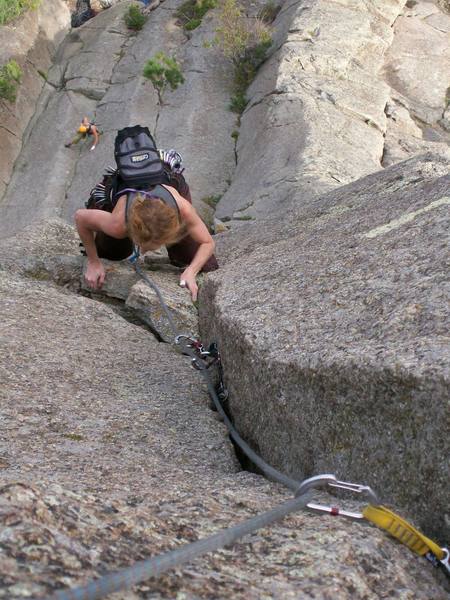 Lyn following at the top of the pitch