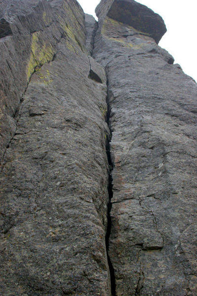 western front from the bottom of the climb