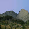 The Prow's west face as seen from the Spanish Creek approach.