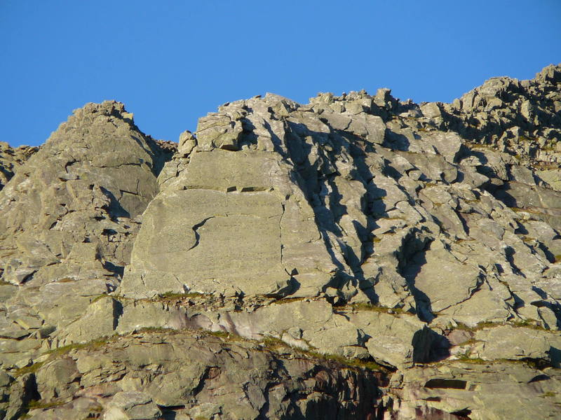 The Flatiron (5.7) I haven't climbed it so I can't say much about it but it looks great.