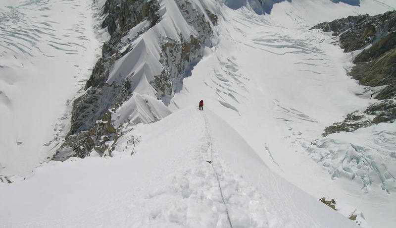 6. Jason C. on the Cowboy Arete. Photo by Avery Nelson