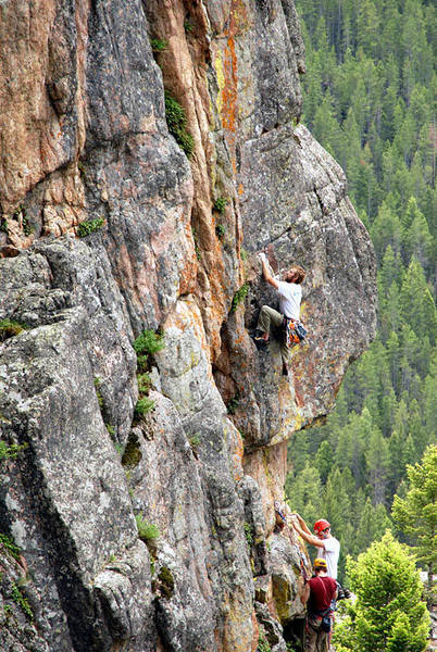 Pat starting up the 2nd pitch