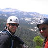 Me and Mark de la Garza enjoying the view near the top of the Regular Route on Fairview Dome. 8/07