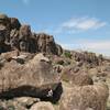 Bouldering at Mecca, Central Nevada