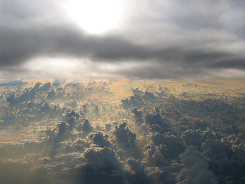  Clouds over Nicaragua on the way to Ecuador.