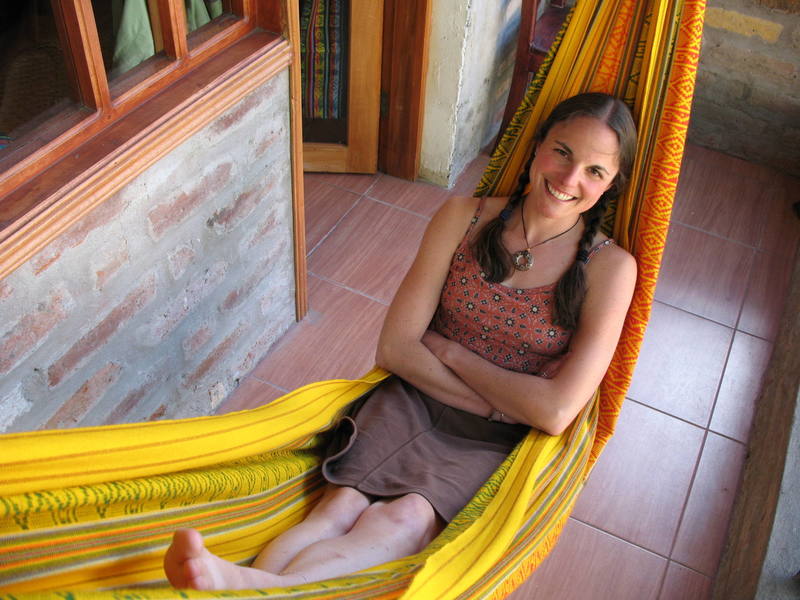 Nancy Bell gets a little rest and relaxation after her honeymoon attempt of Chimborazo.