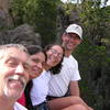 South Minneapolis Alpine Club representatives (Jim and Sue) with SMAC West (Adam and Ellen) on the summit