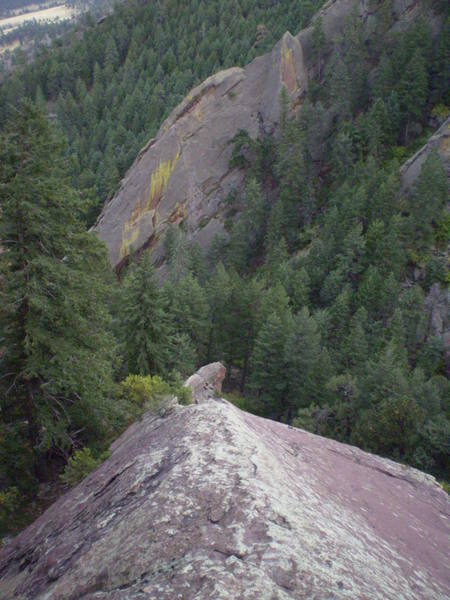 Looking down Angel's Way from maybe a third of the way up.