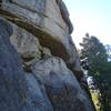 Crag at the End of the Universe, as first seen from the trail