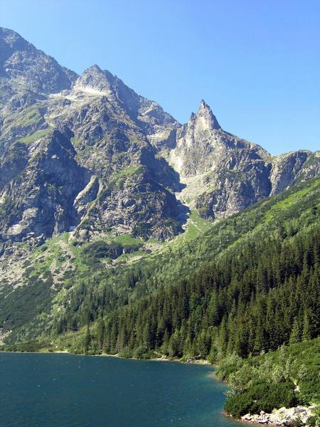 Mnich (Monk) panorama of the ridge