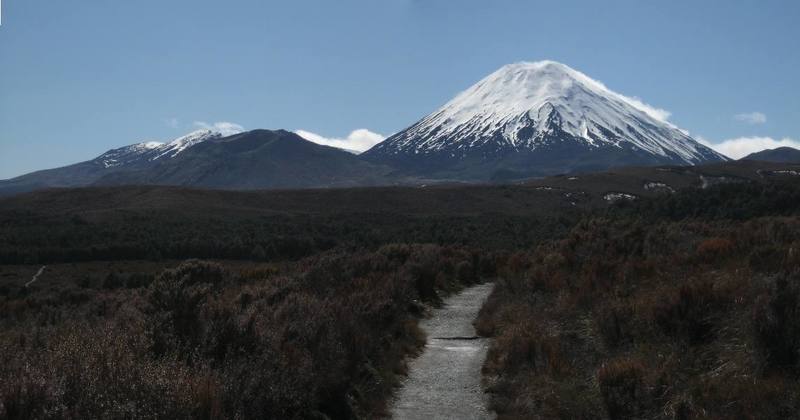 Starting off on our first of NZ's Great Walks:  The Northern Circuit of Tongariro National Park.  We walked 26 miles in two days, with a legit alpine section.  Fun!