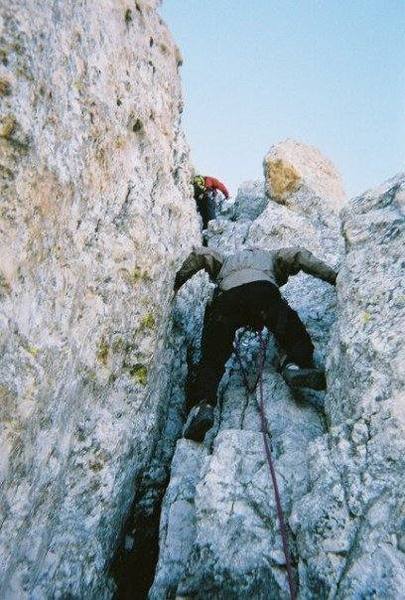 Going up the chimney