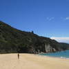 Great Walk #2:  The Abel Tasman Coast Track near Nelson.  We had this place to ourselves, but in the high season this beach and many others along the track are swarming with hikers, kaykers, fishermen, motorboaters, etc...