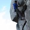 Chris has a firm grasp of Pigeon, The Other White Meat, 5.10a