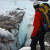 Checking out a crevasse