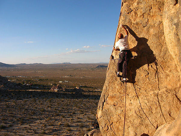 Climbing near the Hospital.<br>
Photo by Blitzo.