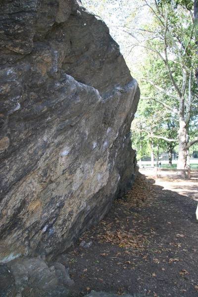 Rat Rock, East face in profile - its fairly steep.