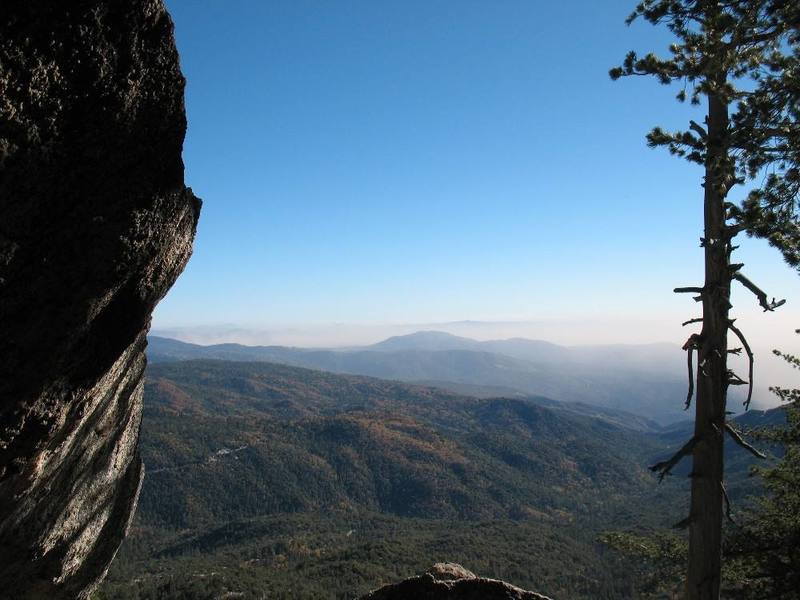 Looking south from the NRA Boulder, Black Mountain.