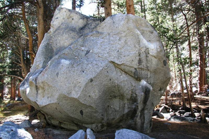 The Big Meadow Campground boulder