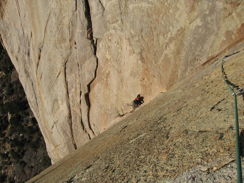 Anna on the 3rd pitch ramp of the Classic