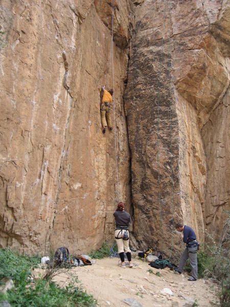 Left side of main wall<br>
<br>
http://www.climbaz.com/climbs/milagrosa.html