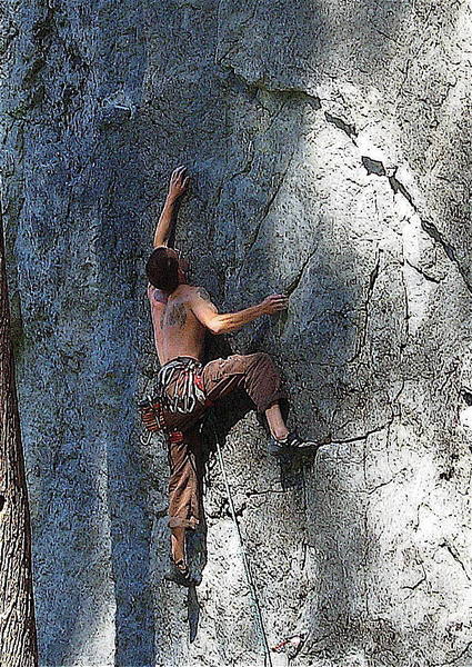 Karma Kazi, 5.11, Trinity Aretes, N. Cali