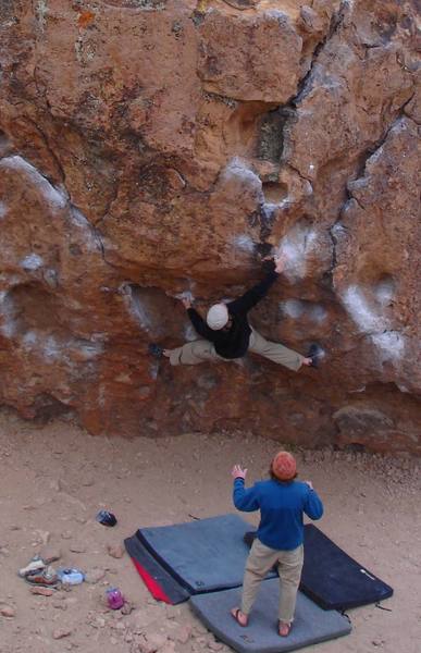 Quinn hitting the sloper on 'Ketron Classic' v4