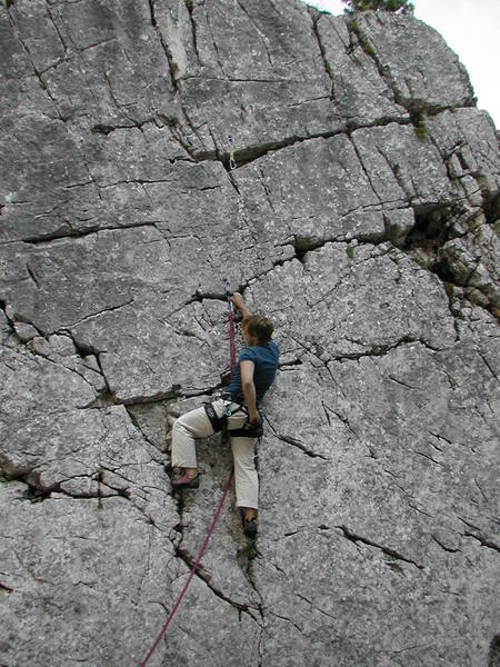 Sport Route at the "Cinque Torri"