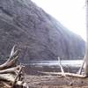 The cliffs of Avalanche Lake