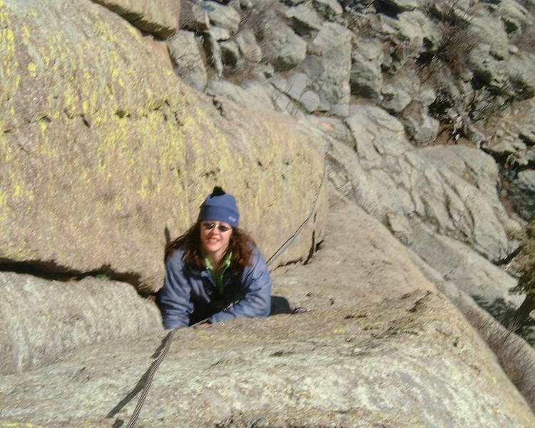 Lindsey Weissner (CupcakeTrad) Enjoying the Excellent Hand Jams on the 1st Pitch of Bon Homme (Horning Variation).