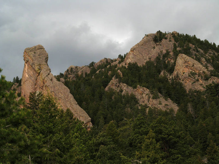 View from Shadow Canyon trail.<br>
<br>
Photo: Dave Fiorucci