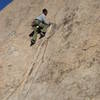 Tony Tennessee about to embark upon the crux...(c) Scott Nomi