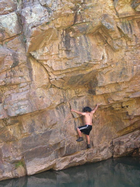 little water soloing in Hellz Gate AZ