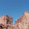 Jimmy P. (next is Wayne C.) after base jump from the "diving board" on the rim rock - crazy sight. . . .