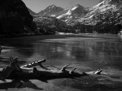 The Spire from a frozen Long Lake