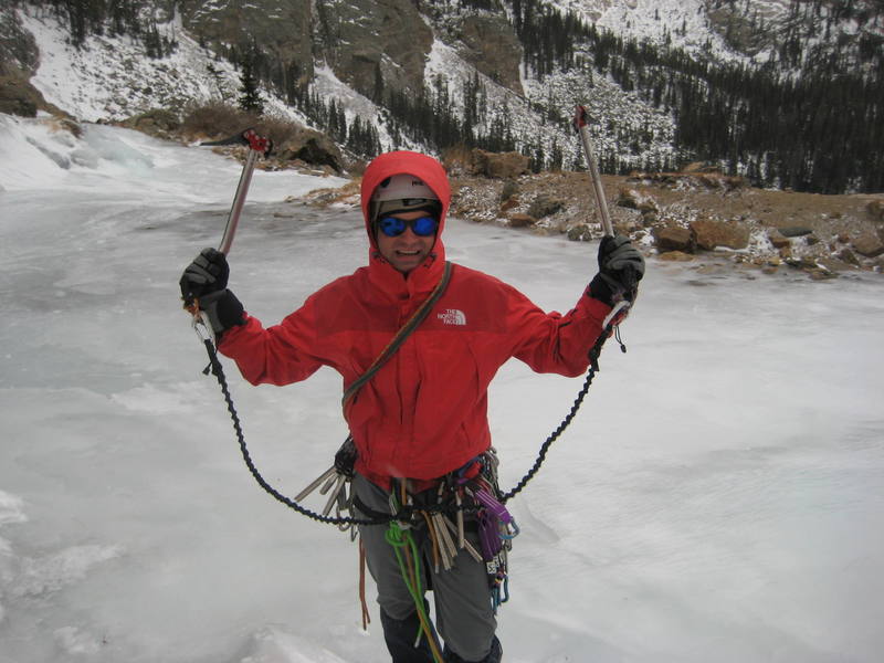 John Langston getting ready for P2 of Timberline Falls.<br>
<br>
Picture by Christopher Perkins.