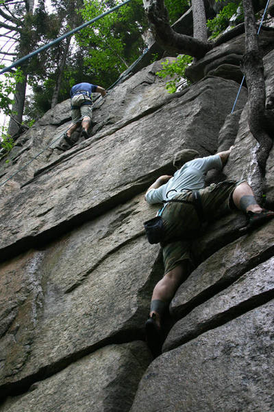 My cousins on the Square Inch Wall...