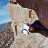 Randy finishing the great roof pitch