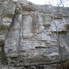 Right Wall<br>
Classic 5.8 Crack is the crack on the far left side. You can only see the top quarter of it.