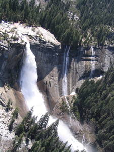 Nevada Falls from Liberty Cap