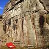 Main Wall Right Side Bouldering Topo