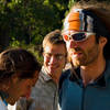 left to right, Alex Huber, yours truly, and Thomas Huber in El Cap Meadows.  Photo by Randy Wenzel