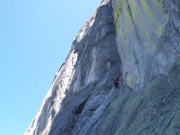 The slab pitch before entering the Great Chimney.